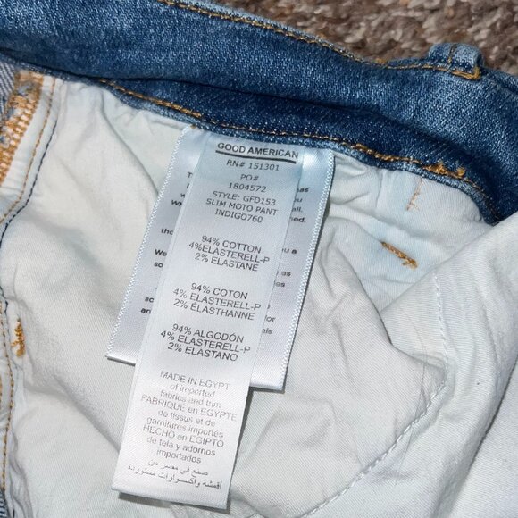 Good American Jeans - SLIM MOTO PANT - Picture 8 of 8